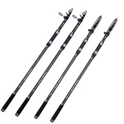 BIUTITU Telescopic Surf Spinning Rod 3.6/4.2/4.5/5.0/5.3m 30T Carbon 80-150g Surfcasting Shore Casting Fishing Pole PHISHGER