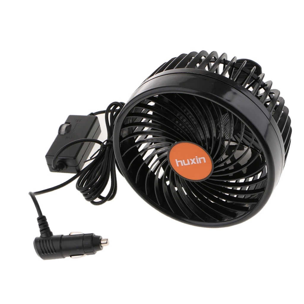 6 Inch 24V 12W Car SUV Truck Plug In Electric Fan With Lighter Low Energy Consumption