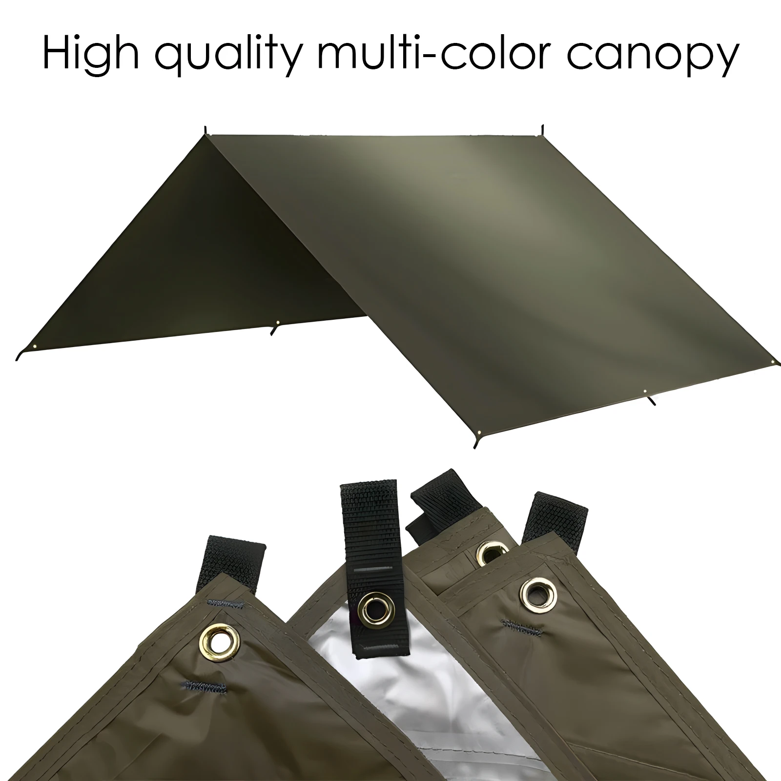 Outdoor camping tarpaulin high-quality waterproof tent tourist sunshade garden rain shelter beach sunshade ultra light sunshade