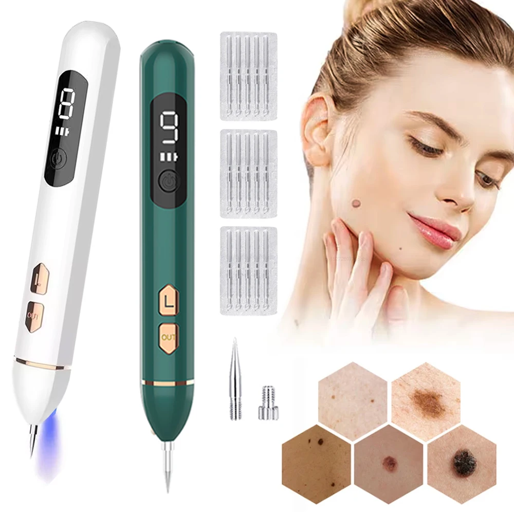 Laser Plasma Pen Dark Spot Mole Warts Remover Skin Tag Remover for Face Nevus Tattoo Black Dots Freckles Remover Wart Eliminator