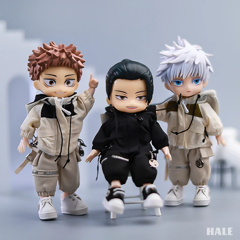 OB11 Doll Outdoor Jackets Suit Clothes And Pants Suit For Ob11 1/12 Doll Outfit Daily Casual Accessories For Children Diy