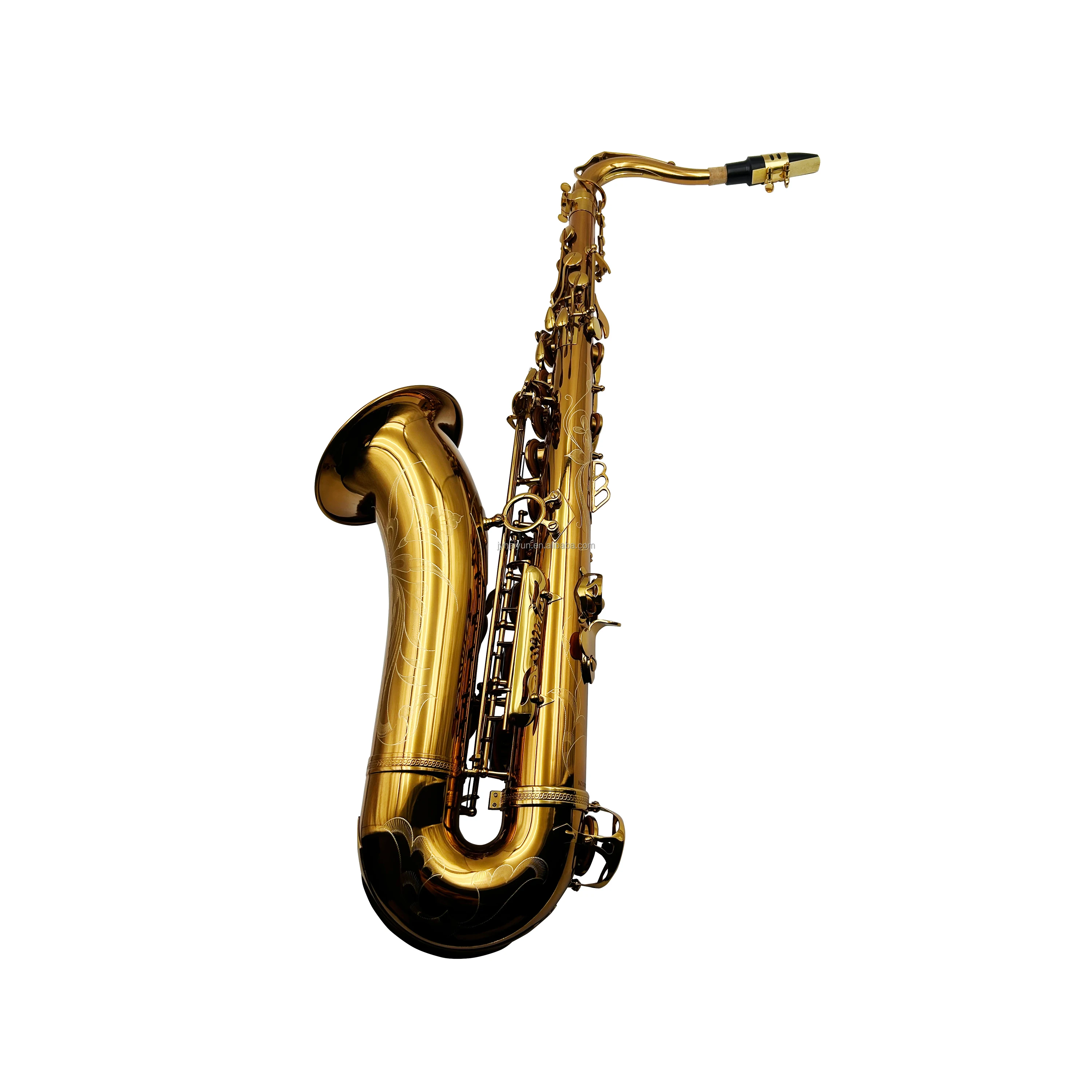 SEASOUND OEM High Quality Professional Champagne Tenor Saxophone JYTS103CP Brass Adjustable BB Tone