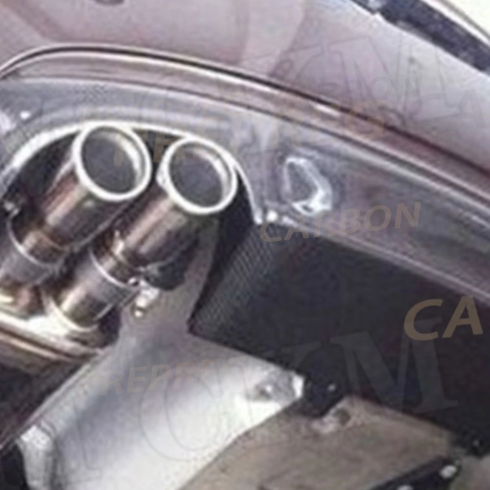 Echter Carbon-Heckdiffusor Spoiler für Audi A5 Standard 2013-2016 FRP Vierfach-Auslass-Diffusor Karosserie-Kit