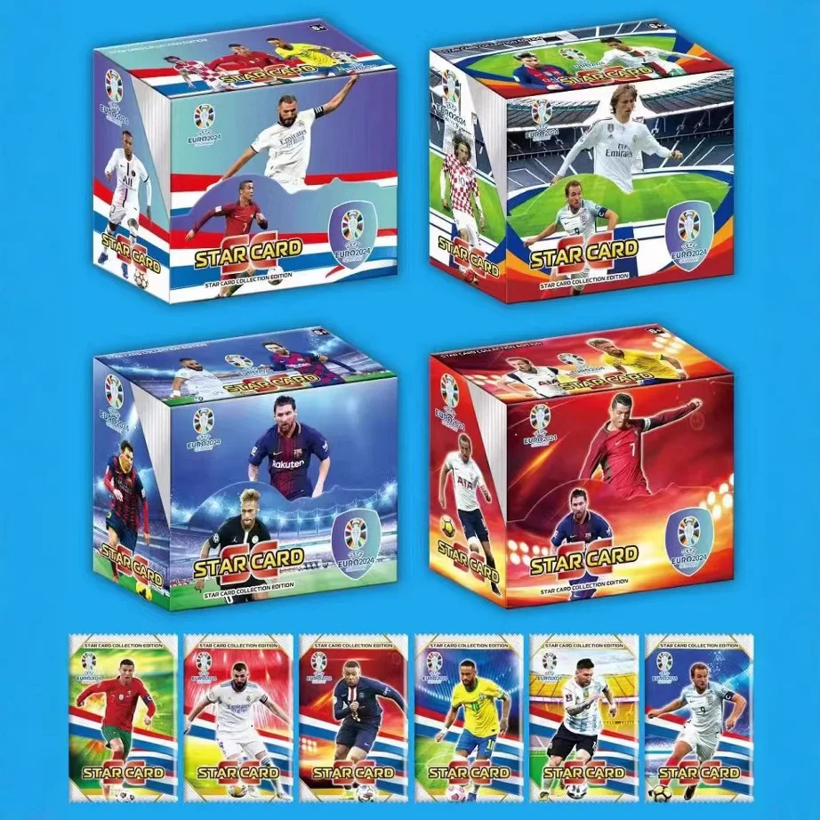 New 2026 World Cup Football Card, Cristiano Ronaldo, Neymar, Messi, Star Player Flash Card, Collectible Card, Board Game Card