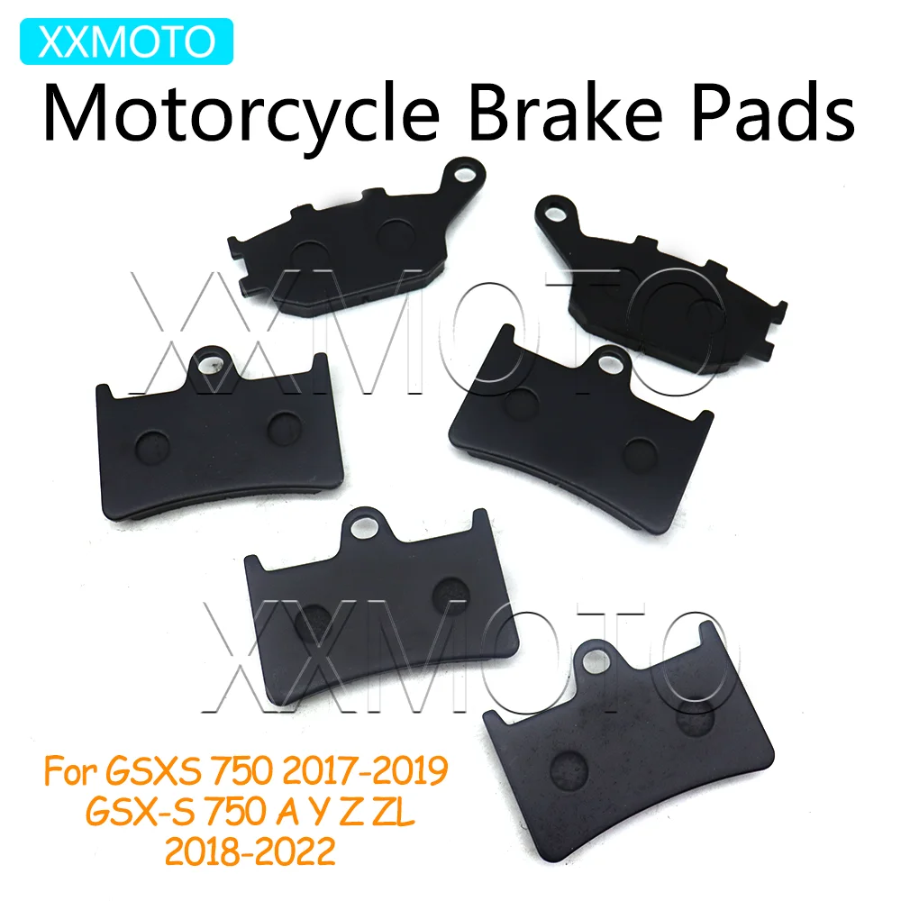 

For Suzuki GSXS 750 2017-2019 GSXS750A GSXS750Y GSXS 750 750A 750Z 750ZL 2018-2022 Motorcycle Front Rear Brake Pads Accessories