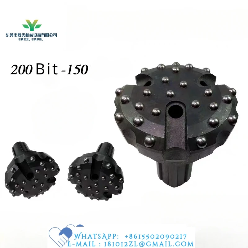 DTH drill bit hammer/low wind pressure drill bit impactor,Ore mining geological bit for high-speed rail,subway,tunnel rock drill