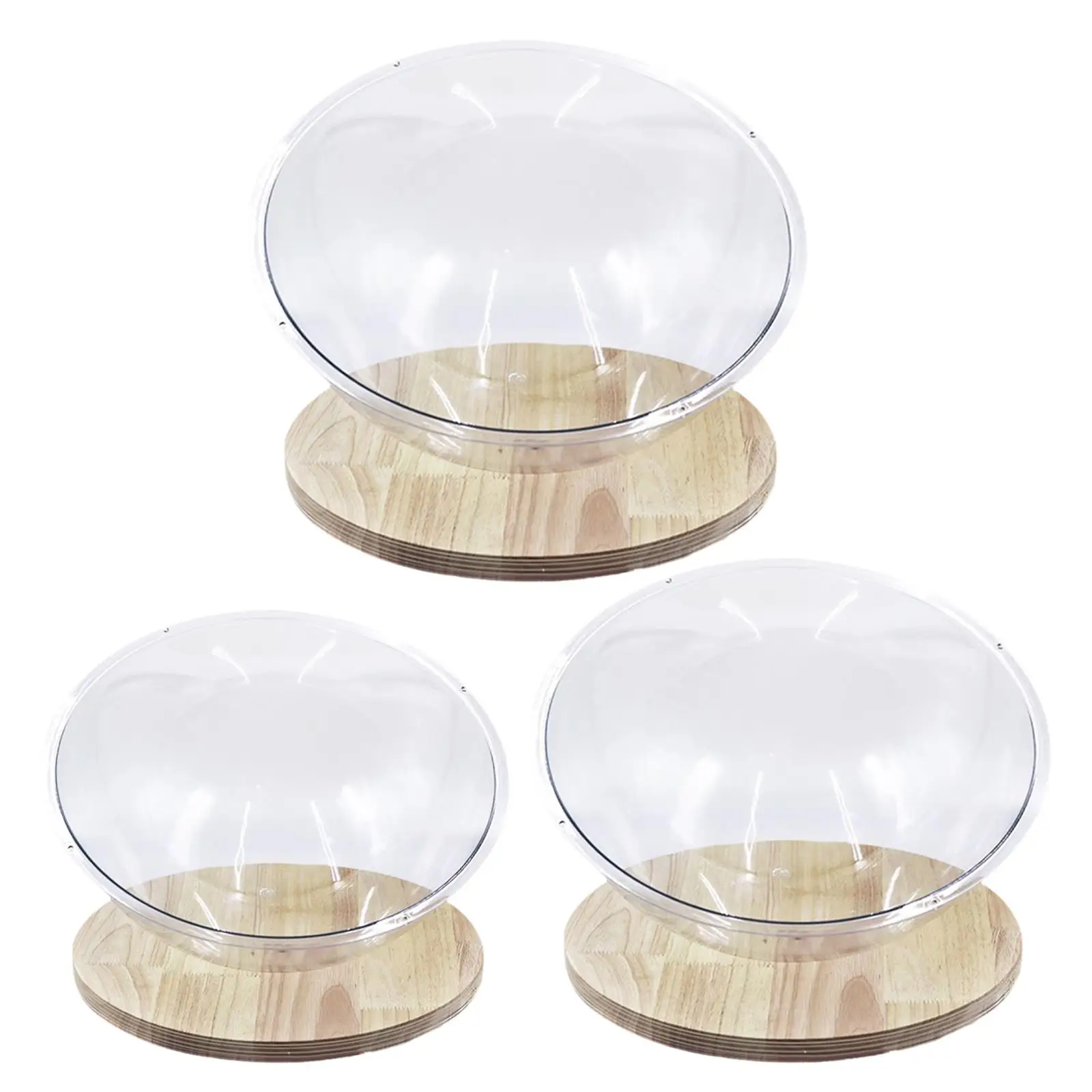 Clear Capsule Cat Bed Easy to Clean All Seasons Activity Centre Acrylic Semi Circular Bed Cat Condo Nest for Cat Kitty Kitten