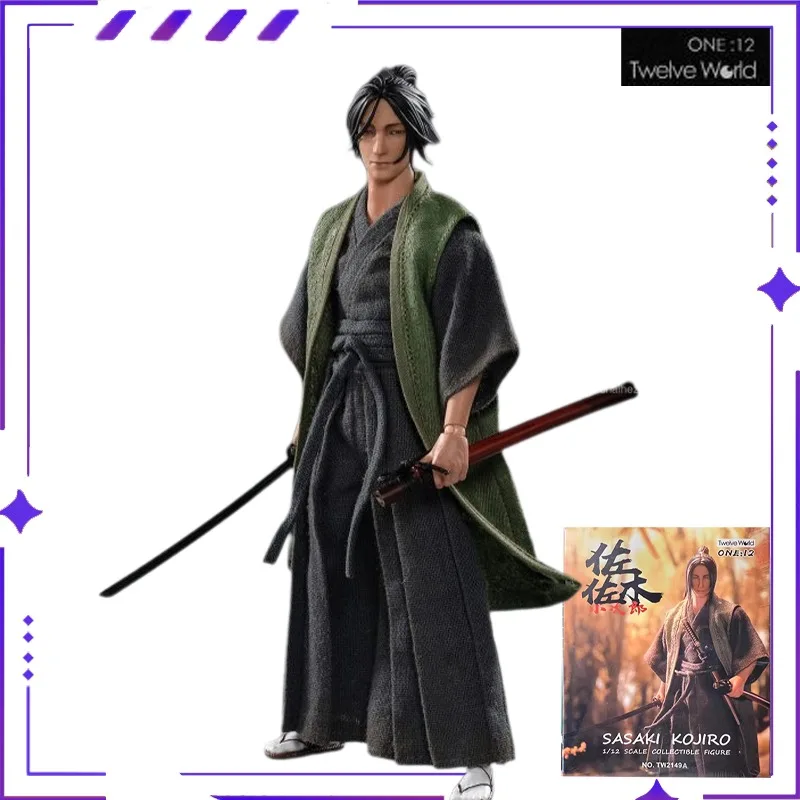 TWTOYS Original Sasaki Kojiro espadachín japonés 1/12 muñeca móvil soldado modelo de 6 pulgadas Toy Boy colección de regalo en Stock