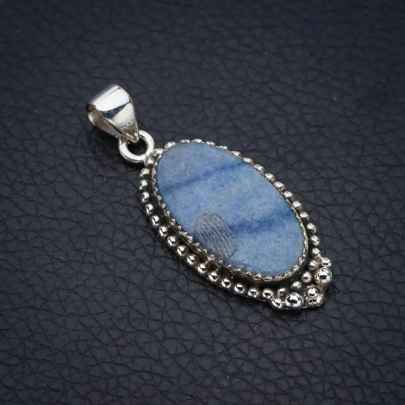 

Hesy® Natural Owyhee Opal Handmade 925 Sterling Silver Pendant 1.75" F4157