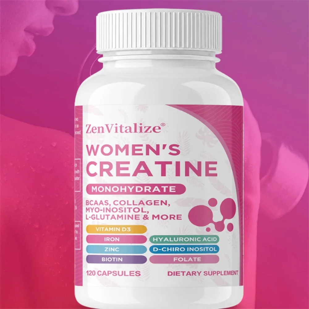 Creatine Monohydrate - Pre-workout Creatine To Help Build Muscle, Enhance Energy and Performance, 120 Capsule