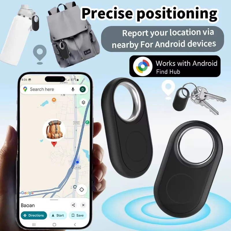 Car Key Bag Tracking Tag Smart Tracking Locator For Google Locator Finder For Android Item Finder Wireless Anti-Lost Accessories