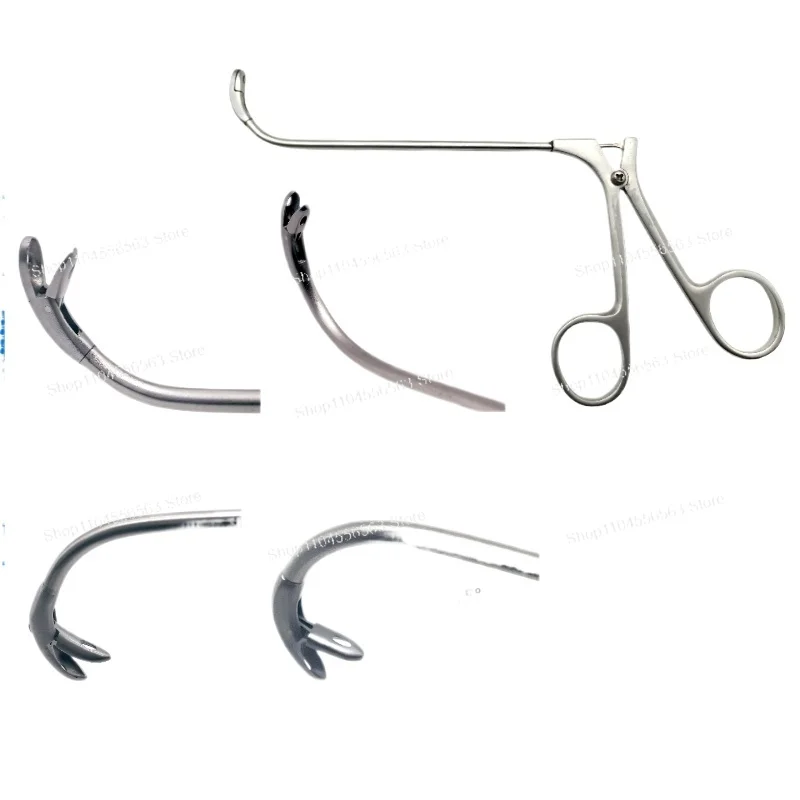 Veterinary Rhinoscope Nasal Tissue Forceps ENT Endoscope Instrument for Animal Surgery