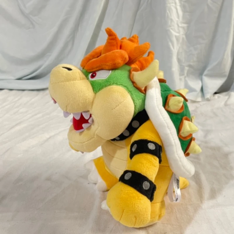 25cm Bowser Plush Doll Super Mario Original Anime Figure Cartoon Character Party Decoration Pillow Birthday Gift for Kids Toys