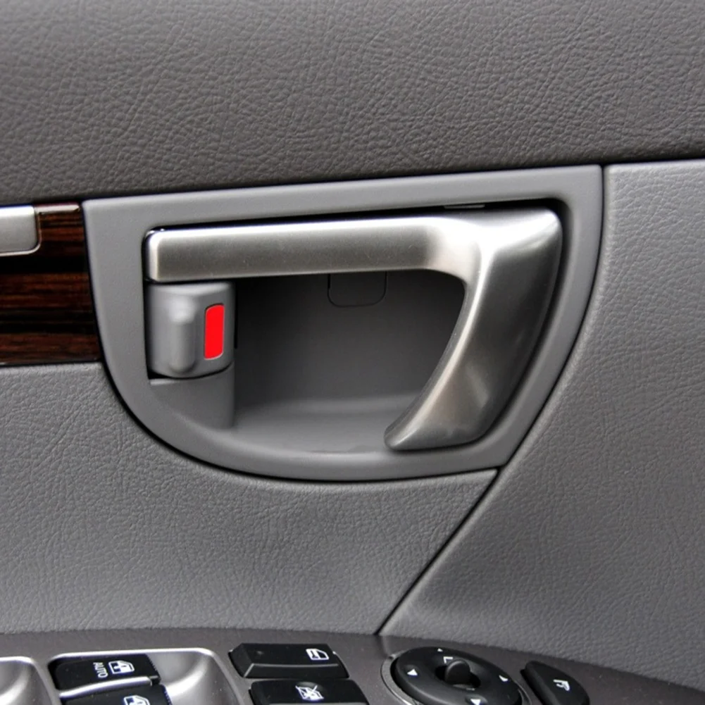 Easy To Use Left +Right Side Interior Inner Door Handle For 2007-2012 Santa Fe With Gray Knob 82610-2B010 82620-2B010