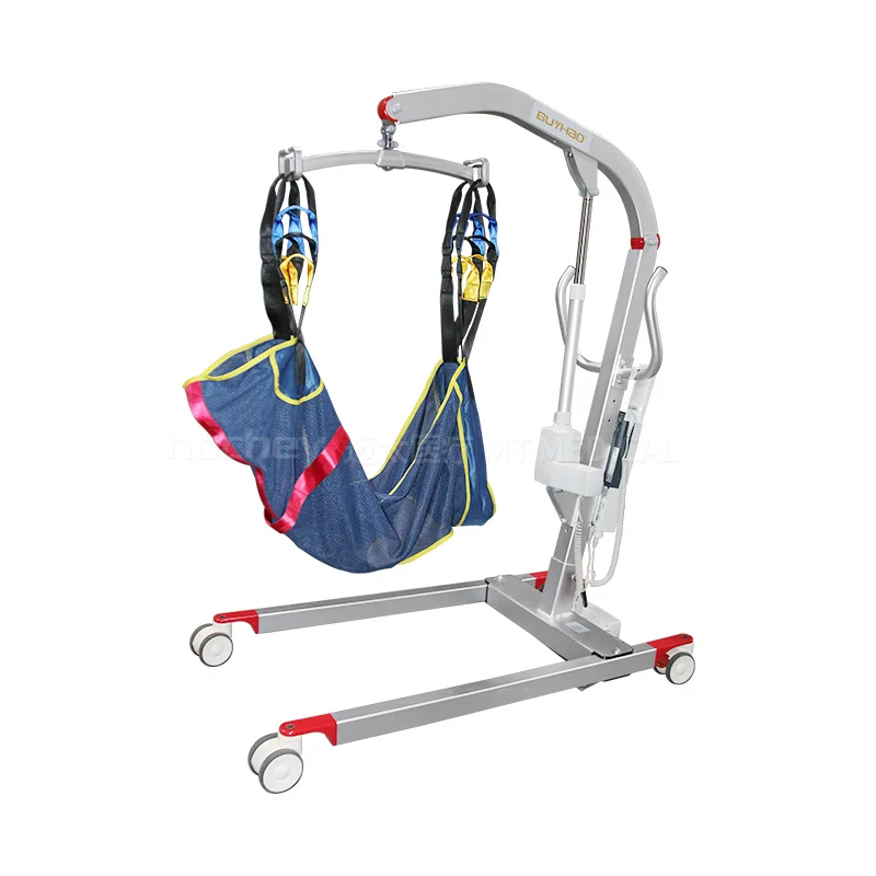 Picture 4: Home Use Aluminium Mobile  Patient Folding Electric Patient Lift and Transfer Help The Disabled Toilet and Change