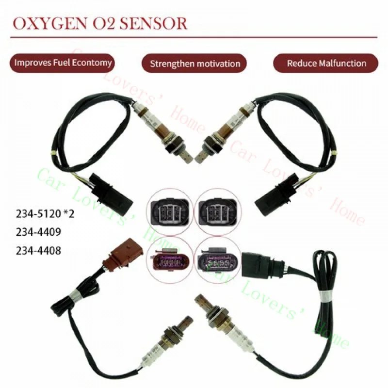 

A+ 4pcs Up+Down O2 Oxygen Sensor For Audi A6 A4 3.2L V6 2005 2006 2007 2008 2009