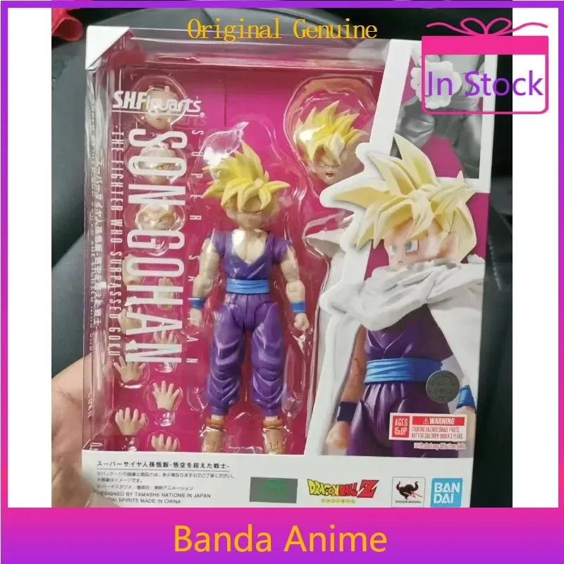 

100% Bandai S.H.Figuarts Original Shf Dragon Ball Son Gohan The Fighter Who Surpassed Goku Фигурки ПВХ Модель Игрушки