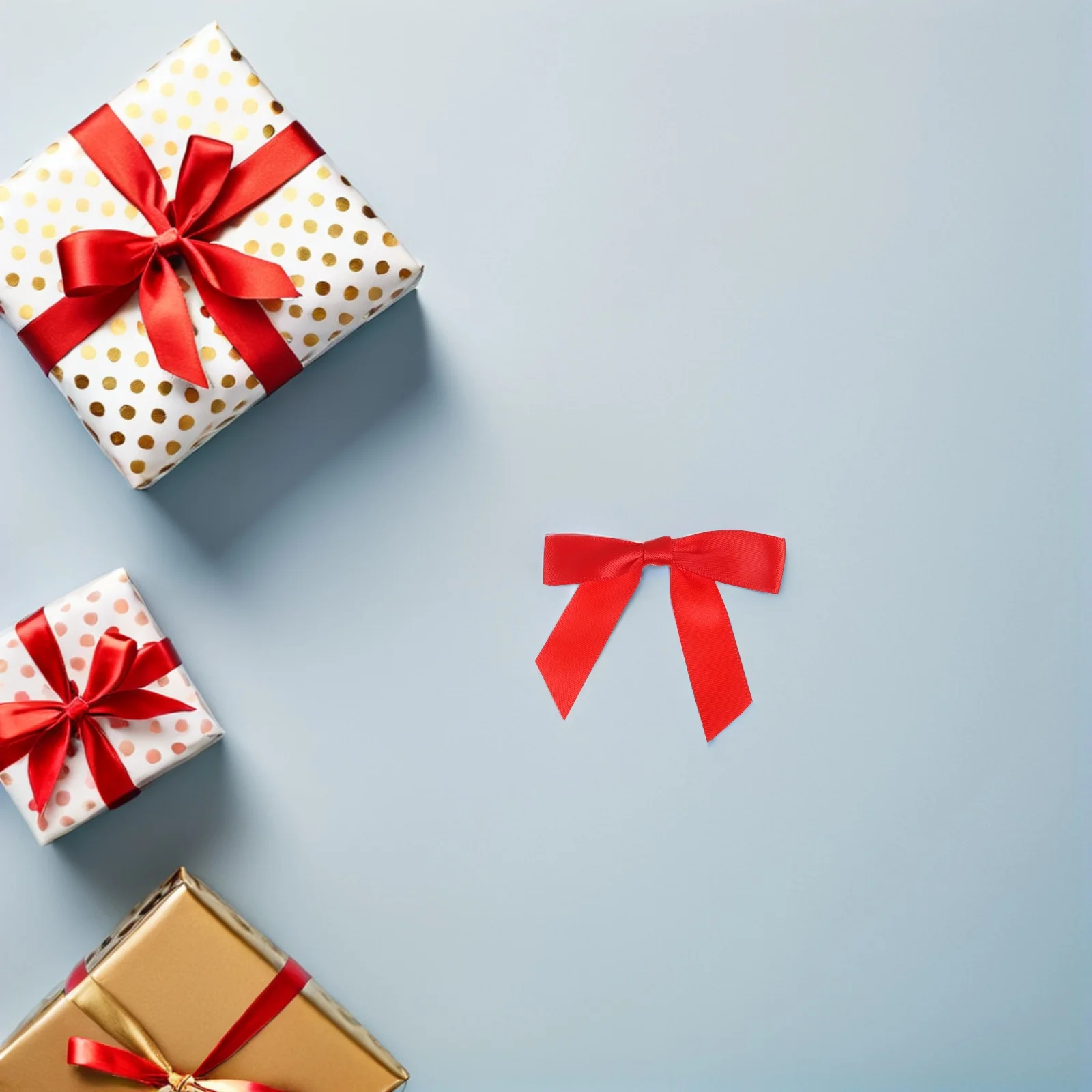 

50Pcs Decorative Bows Elegant Polyester Ribbon for Crafting Wedding Present Wrapping Mini Bowknots Home Decor Little Bows