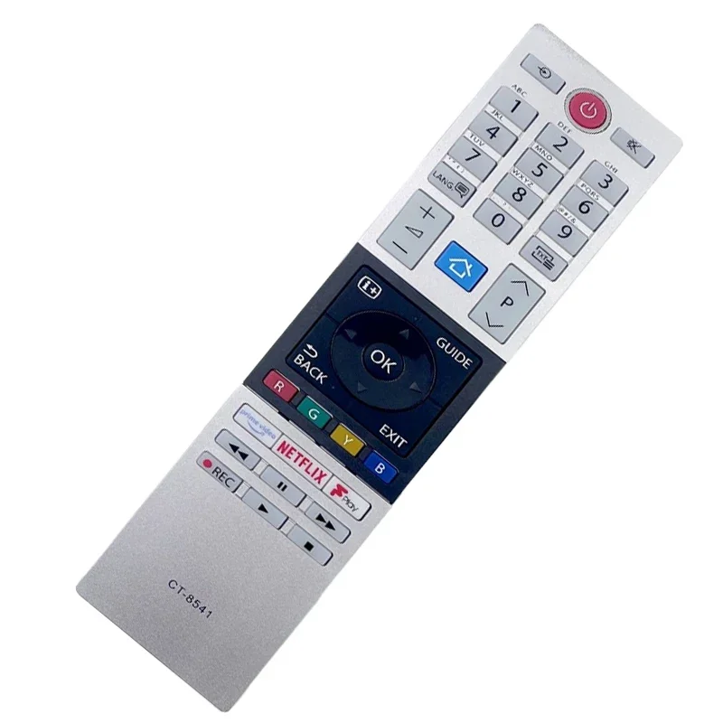 CT-8541 توشيبا LED تلفزيون التحكم عن بعد 24WL3A63DB 32LL3A63DB 65U6863DB مع فيديو رئيس الوزراء ، أزرار NETFLIX & Fplay