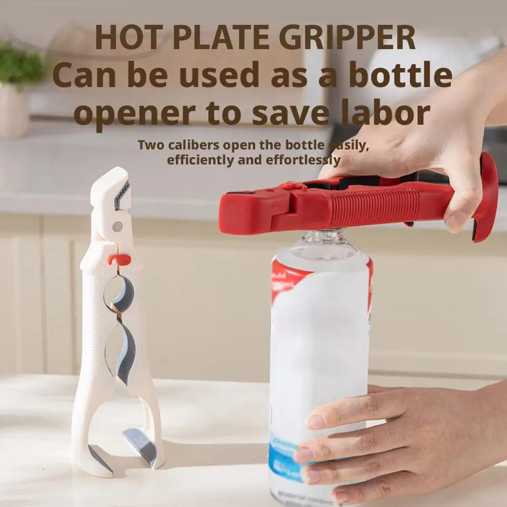 3 في 1 حامل سيليكون عدم الانزلاق مكافحة السمط كليب القابض متعددة الوظائف وعاء المطبخ كليب وعاء كليب أدوات المطبخ دائم #1