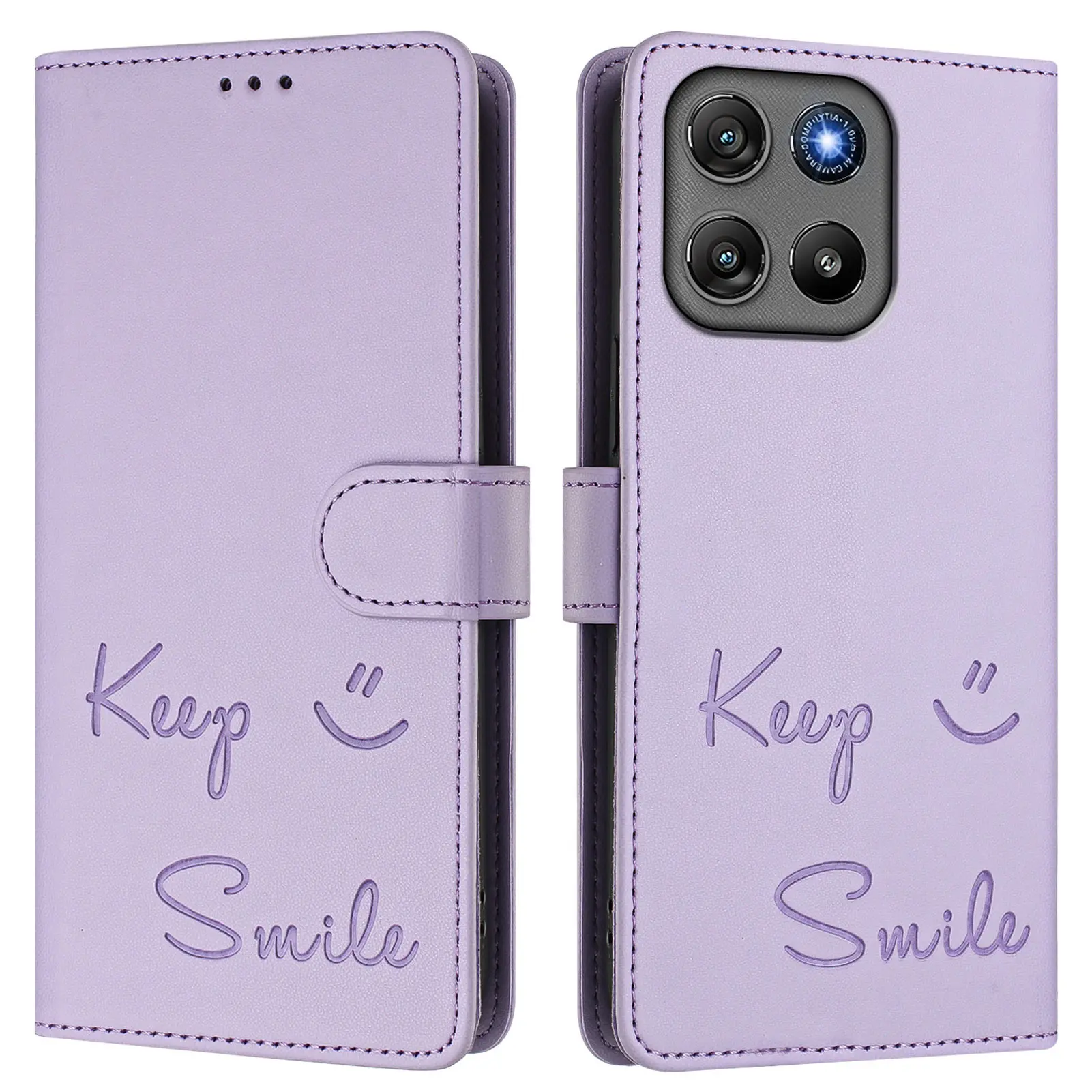 Magnetic Flip Wallet Leather Case For Motorola Moto G67 G86 