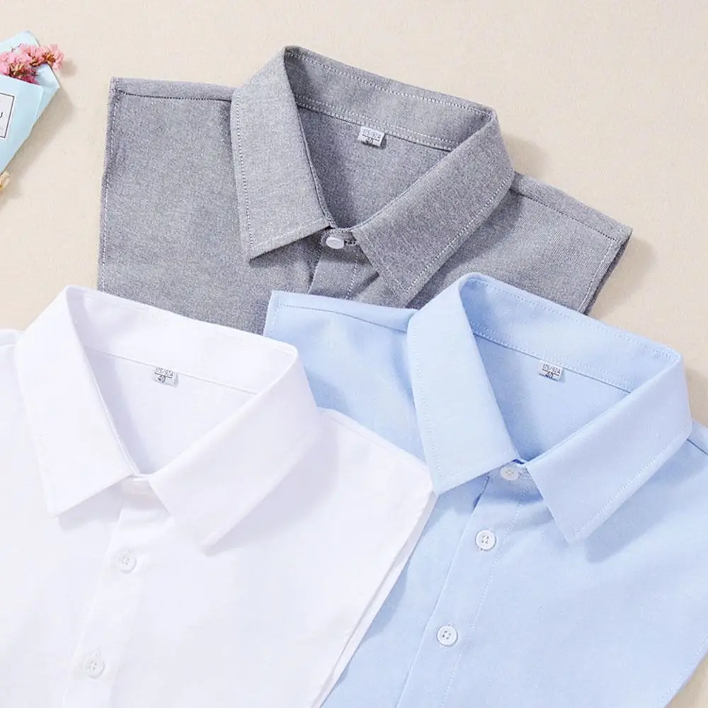 Women Cotton Classic Lapel Clothes Accessories Blouse False Collar Shirt Fake Collar