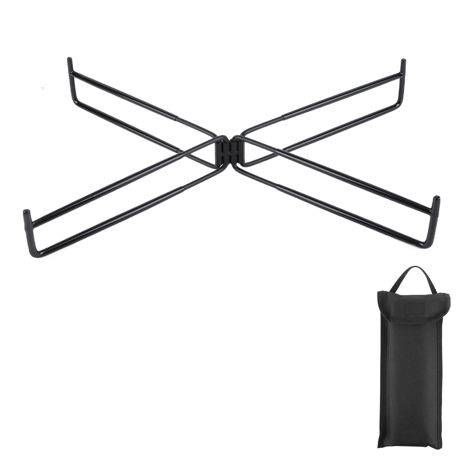 

1/2 шт. подставка для холодильника, держатель для ящика для льда, уличная коробка для кемпинга, подставка для хранения, железная и пластиковая складная коробка, опорная полка, принадлежности для кемпинга