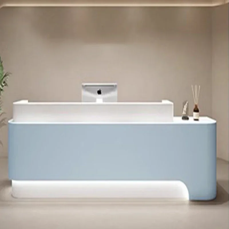 

Cash Register Customer Center Office Bellezza Reception Counter Shop Desk Office Chairs Hallway Table Atril Computer Desks Salon