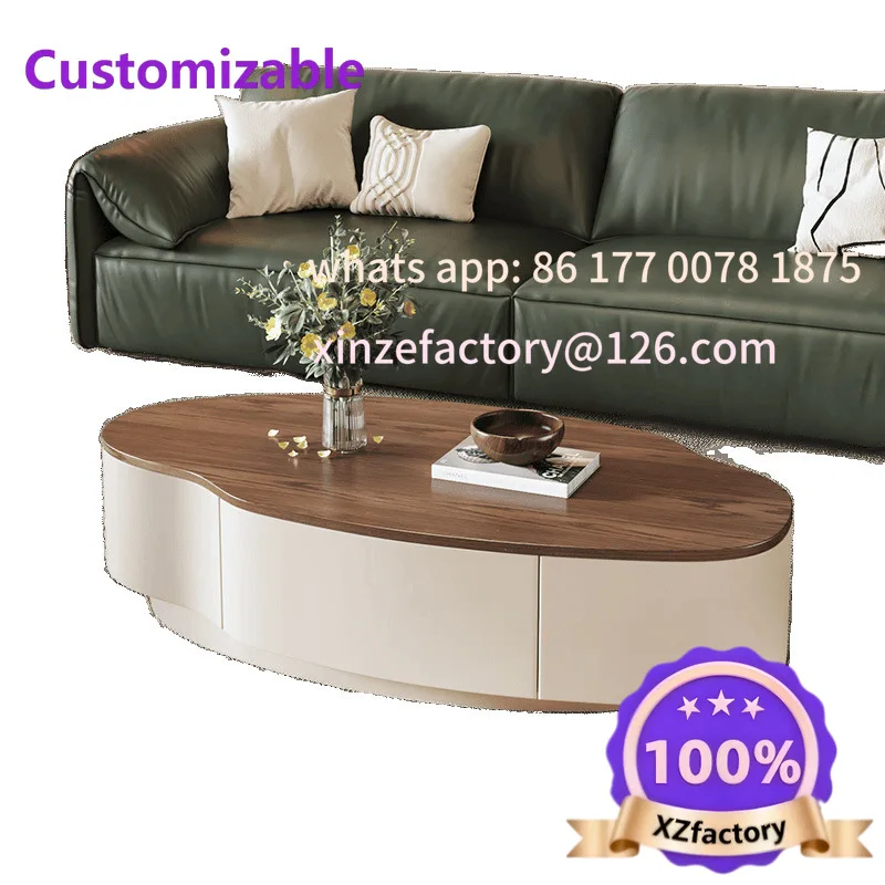 Customizable mango special-shaped coffee table living room small apartment