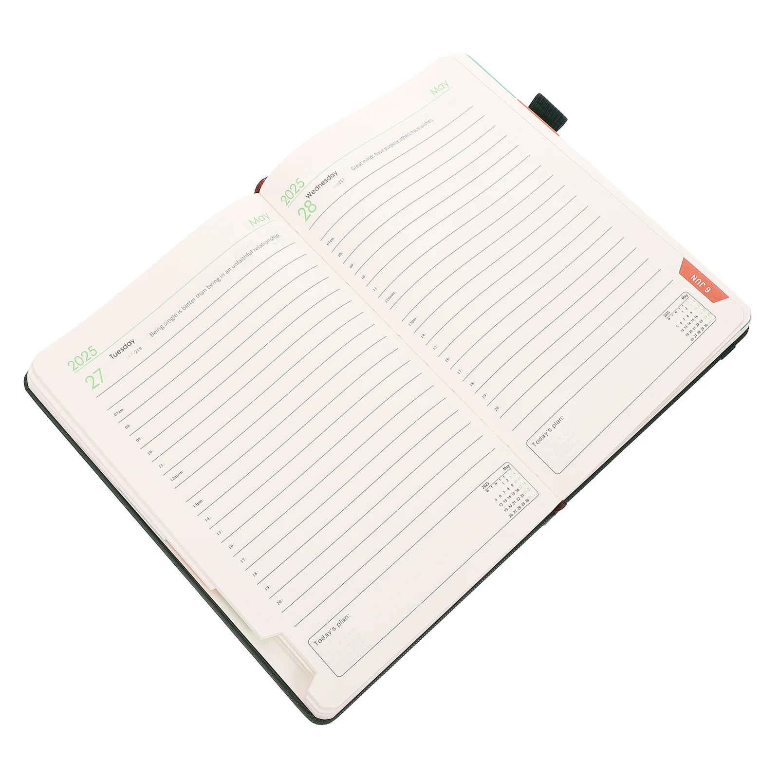 Planner Book With Pen Holder 2025 Planner Academic Planner Hardcover Monthly And Weekly Planner For Home Office Essentials