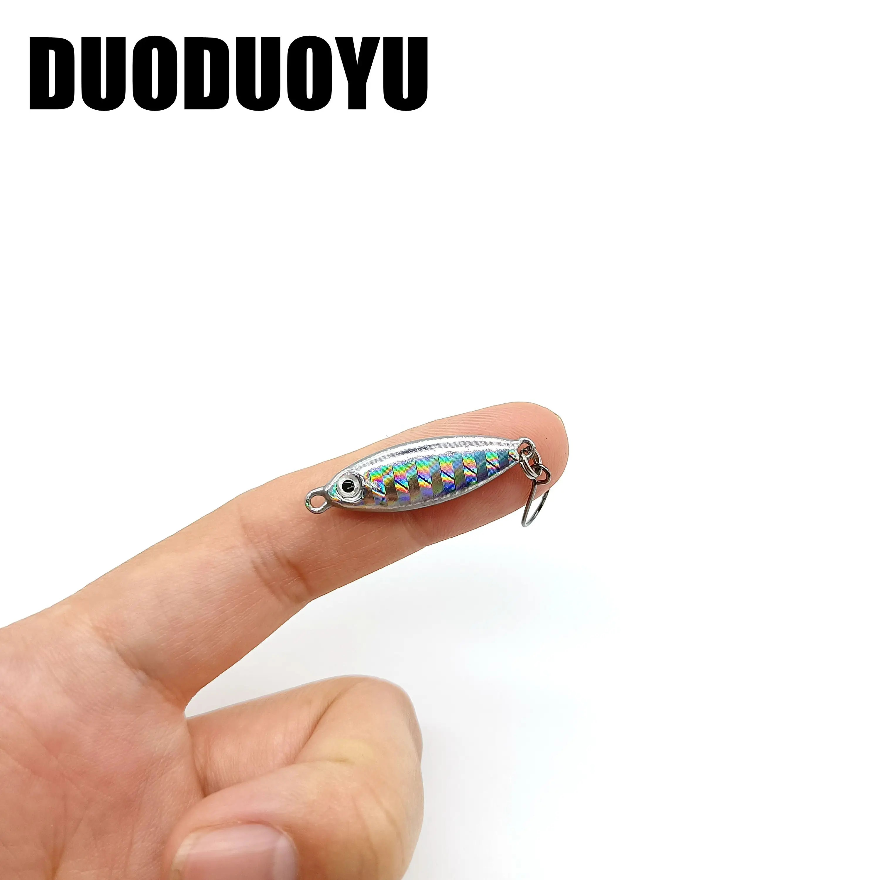 DUODUOYU 1pcs Small Jigs Fishing Lure 3g 5.5g Metal Jigging Micro Spoon Trout Isca Artificial Hard Bait Fishing Equipment