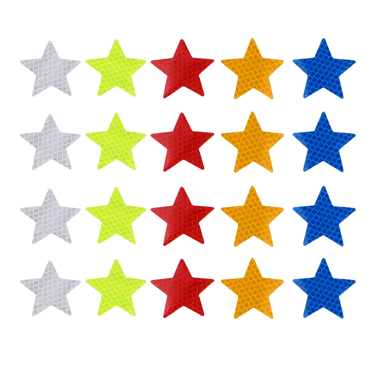 

30pcs Reflective Stickers Night Safety Glow Creative Adhesive Removable High Visibility For Cars Bicycles Motorcycles