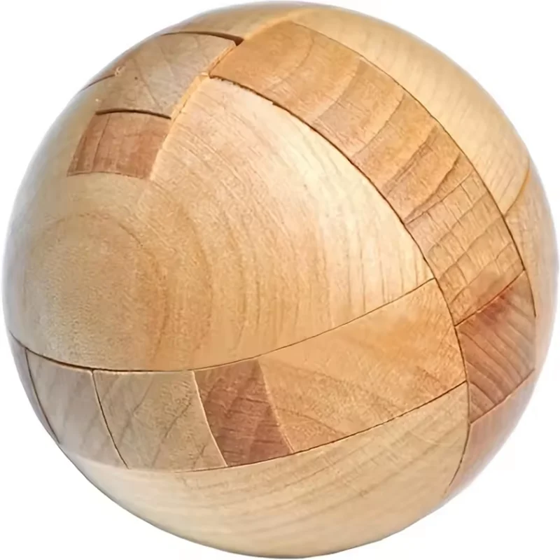Wooden puzzle balls, home decorations for Halloween, Christmas, and Thanksgiving gifts, cultivating problem-solving skills