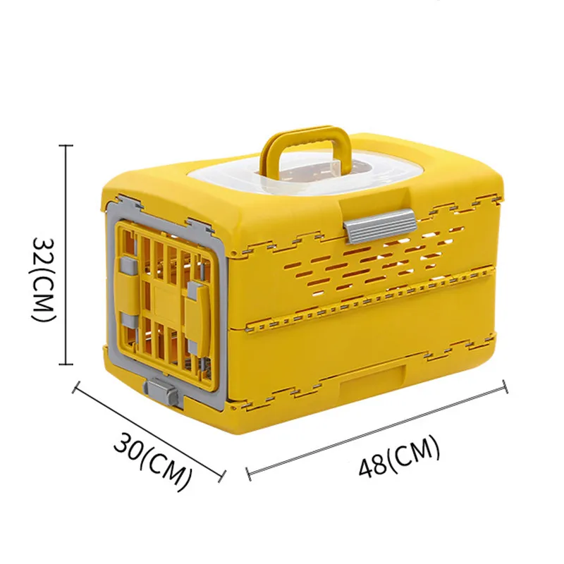 Boîte d'enregistrement portable pour animaux de compagnie, étui de vol pliable, chenil respirant, fournitures pour animaux de compagnie, voiture, chats, sortie