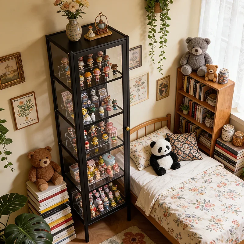 Stable Figure Display Cabinet Storage Box Household Transparent Toys Dust-proof Model Display Shelf