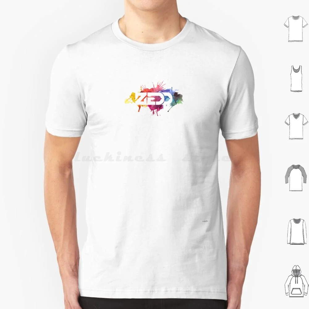 Zedd Camiseta de algodón para hombres y mujeres DIY estampado Zedd Edm Edc Ultra House música Tiesto Garrix Diplo drogas