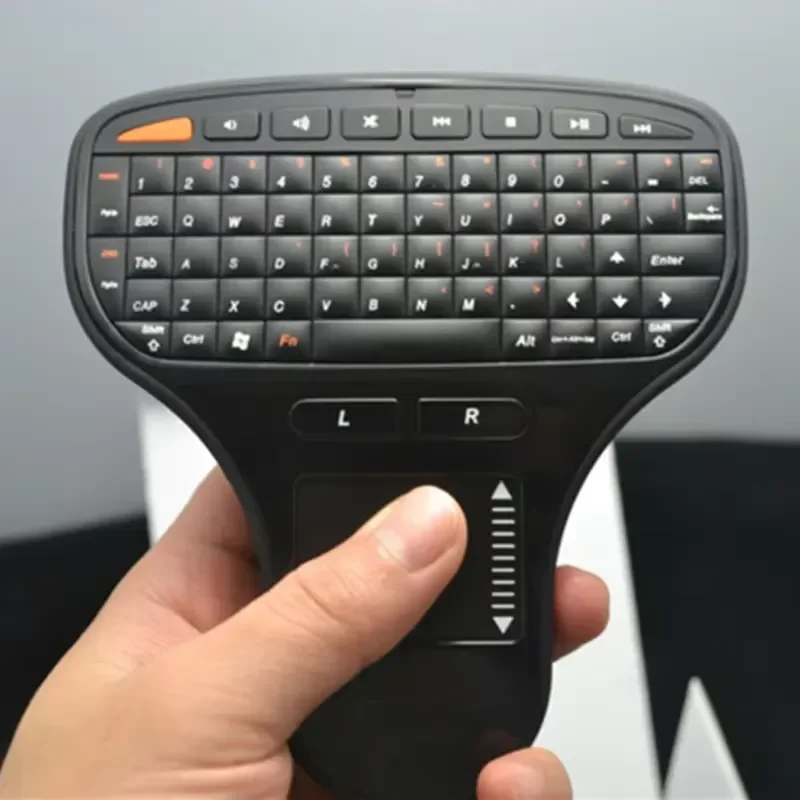 2026 2.4GHz Wireless Air Mouse Keyboard Keyboard with Large TouchPad for PC, Smart TVs Android TV Dongles Keyboard and Mouse