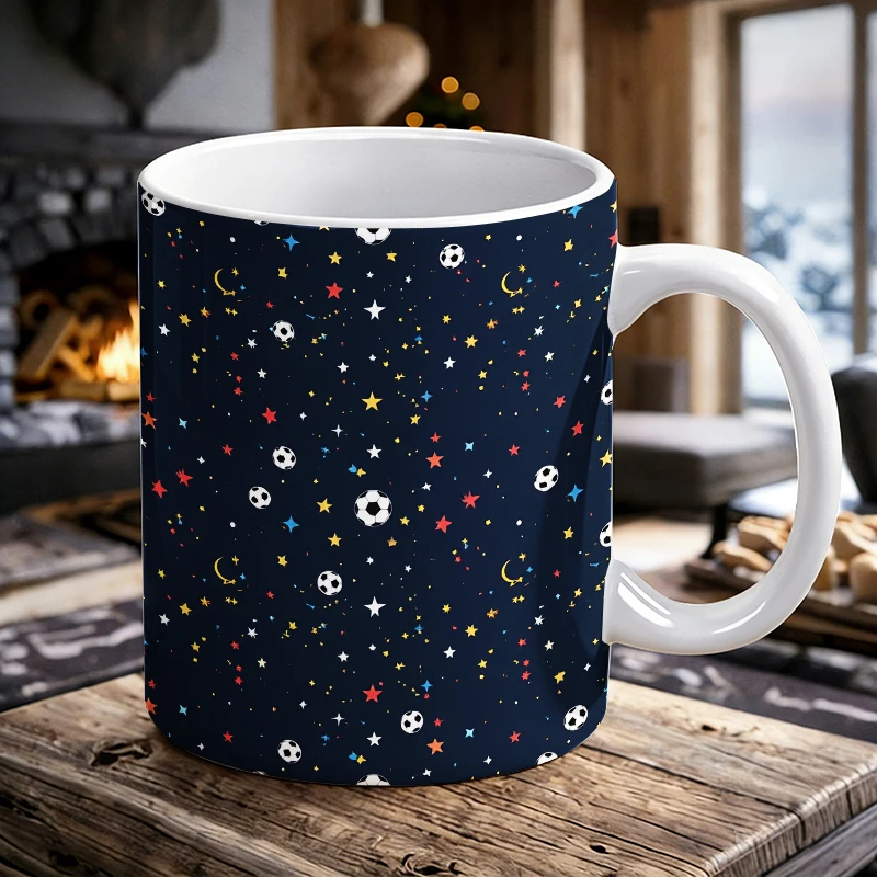 

Starry Night Soccer Buttons A Space-Inspired Collection Mug with a bottle opener function of 2026 Major Football Event