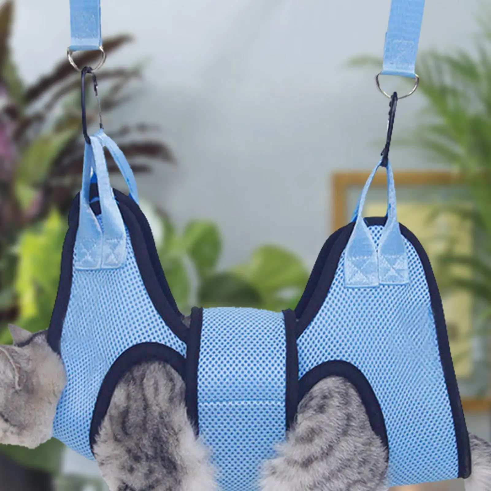 Cat Grooming Hammock Breathable Restraint Harness For Pets_voghion.com