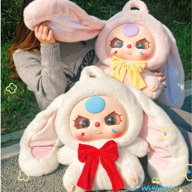 Baby Three 65cm Star Eye Rabbit Backpack Limited Edition Oversized Plush Toy Surprise Gift Blind Box Pink Doll Children Gift