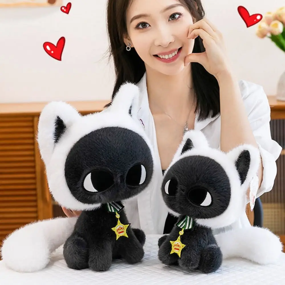 Детские куклы-сопровождения, плюшевая игрушка со звездой и котом, мягкие игрушки из полипропилена и хлопка, 25/34 см, плюшевая кукла Kawaii Cat, домашний декор