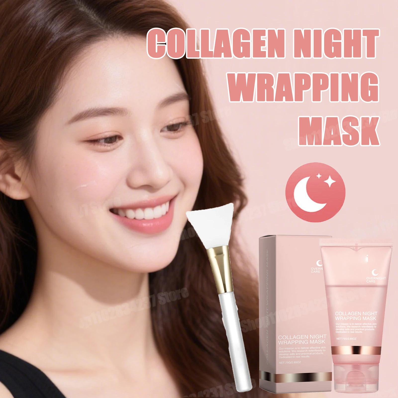 

Коллагеновая отшелушивающая маска, ночная упаковка, маска для лица, ежедневный коллаген, глубоко увлажняет, маска для ночного ухода, крем