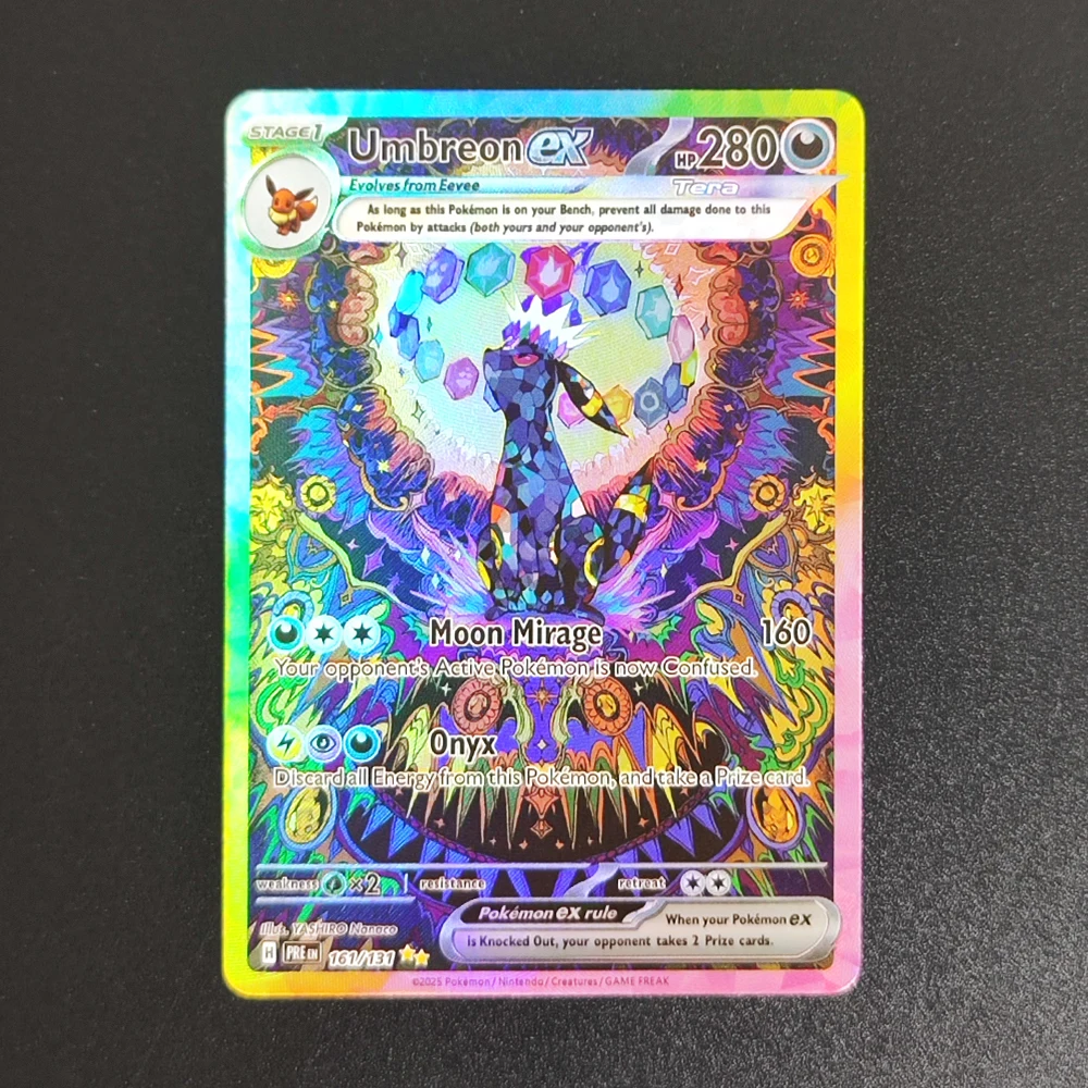 DIY PTCG English Gengar Minikyu Charizard Pikachu Lucario Reshiram Victini Umbreon Mewtwo Latia Hobby Collection Flash Card Toy