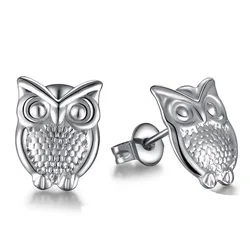 2021 Women Brincos Earrings Wedding Pendientes 925 Silver Needle Jewelry Owl Earrings Ed63 Boucle D'oreille Femme Aros