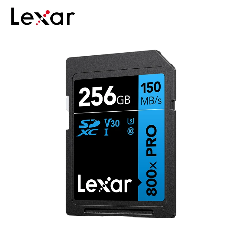 Original Lexar 800x PRO SD Card 32GB 64GB 128GB 256GB 150MB/s Flash Memory Card SDHC/XC USH-I 1080P 3D 4K UHD SD Card for Camera