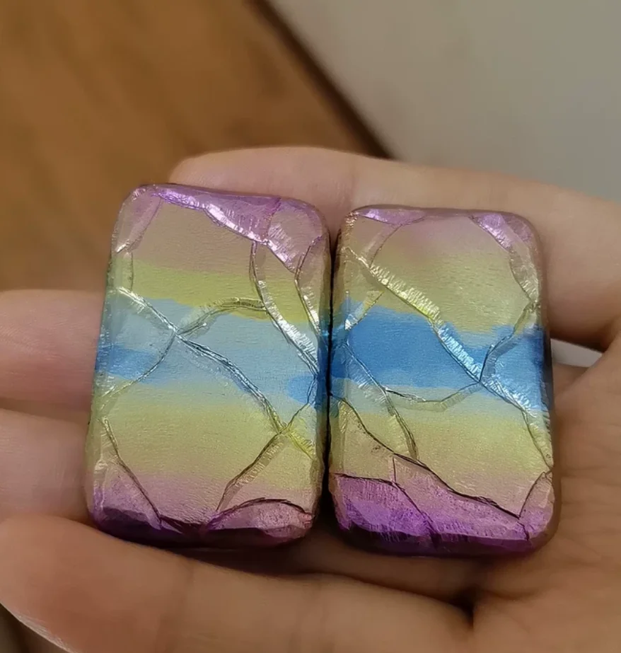 Used EDC JJEDC Infinite Stone Pattern Mountain fidget slider decompression toy