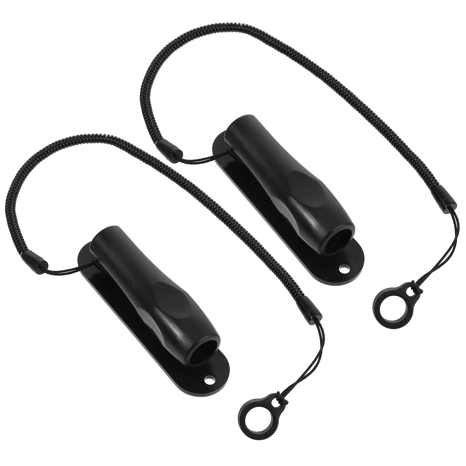 

2 Pcs Anti-lost Pen Lanyard Stylus with Tether Penholder Retractable Plastic Loop