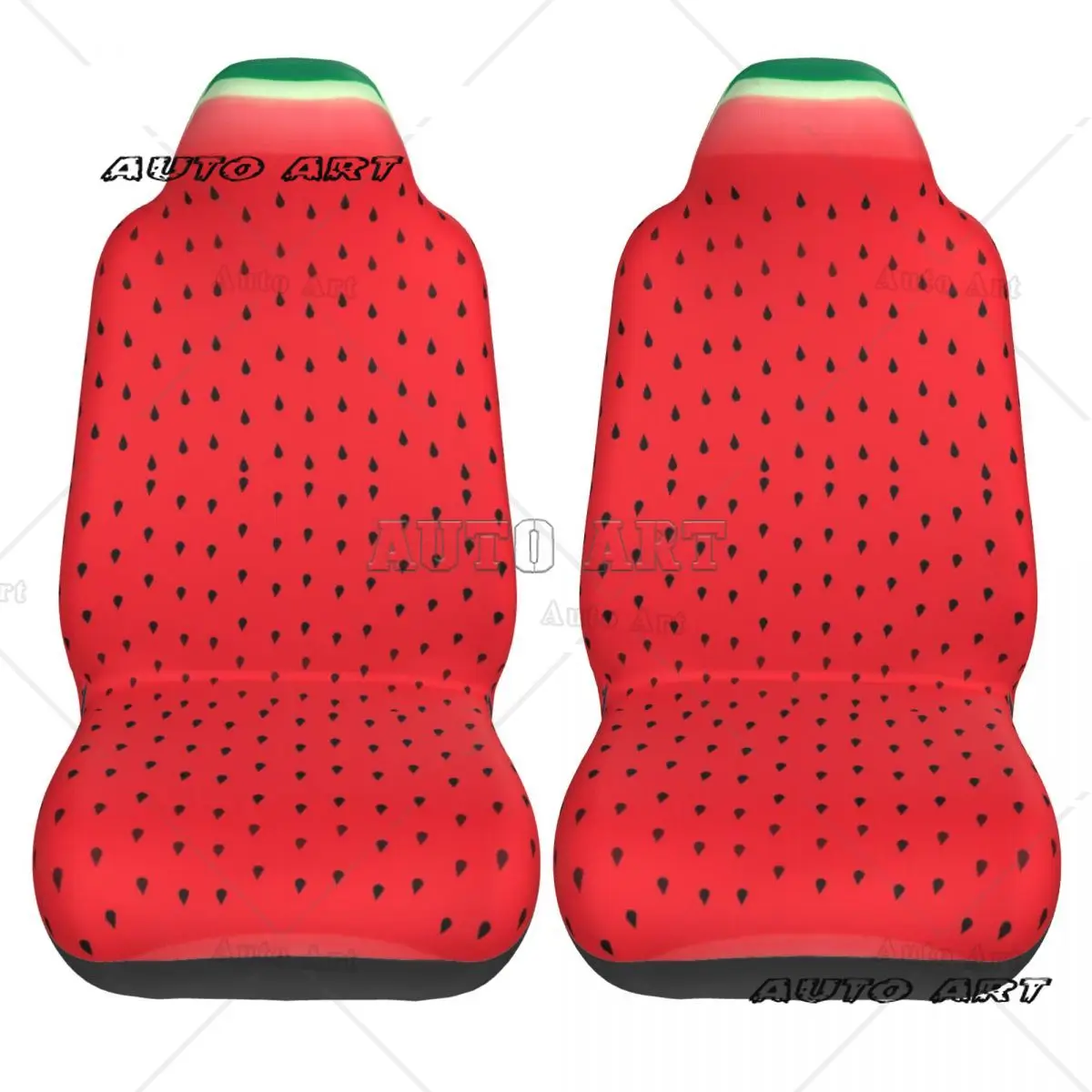 Watermelon Fruits Universal Car Seat Cover Protector Interior Accessories Suitable For All Kinds Models Seat Covers Polyester