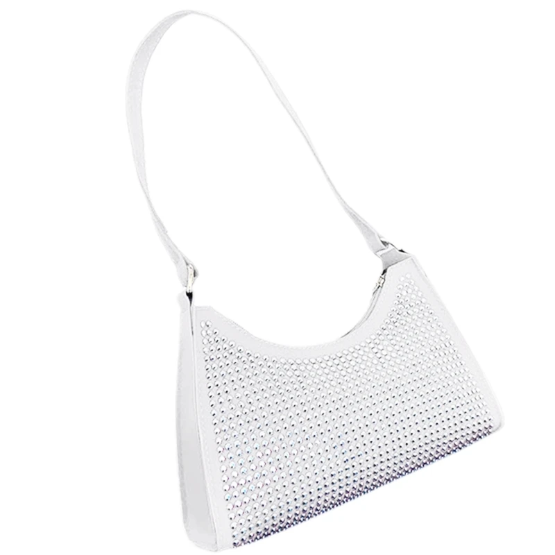 E74B Modische glitzernde Tasche, Diamant-Abendball-Geldbörse, trendige Damen-Unterarm-Geldbörse für Damen, ein Geschenk, die