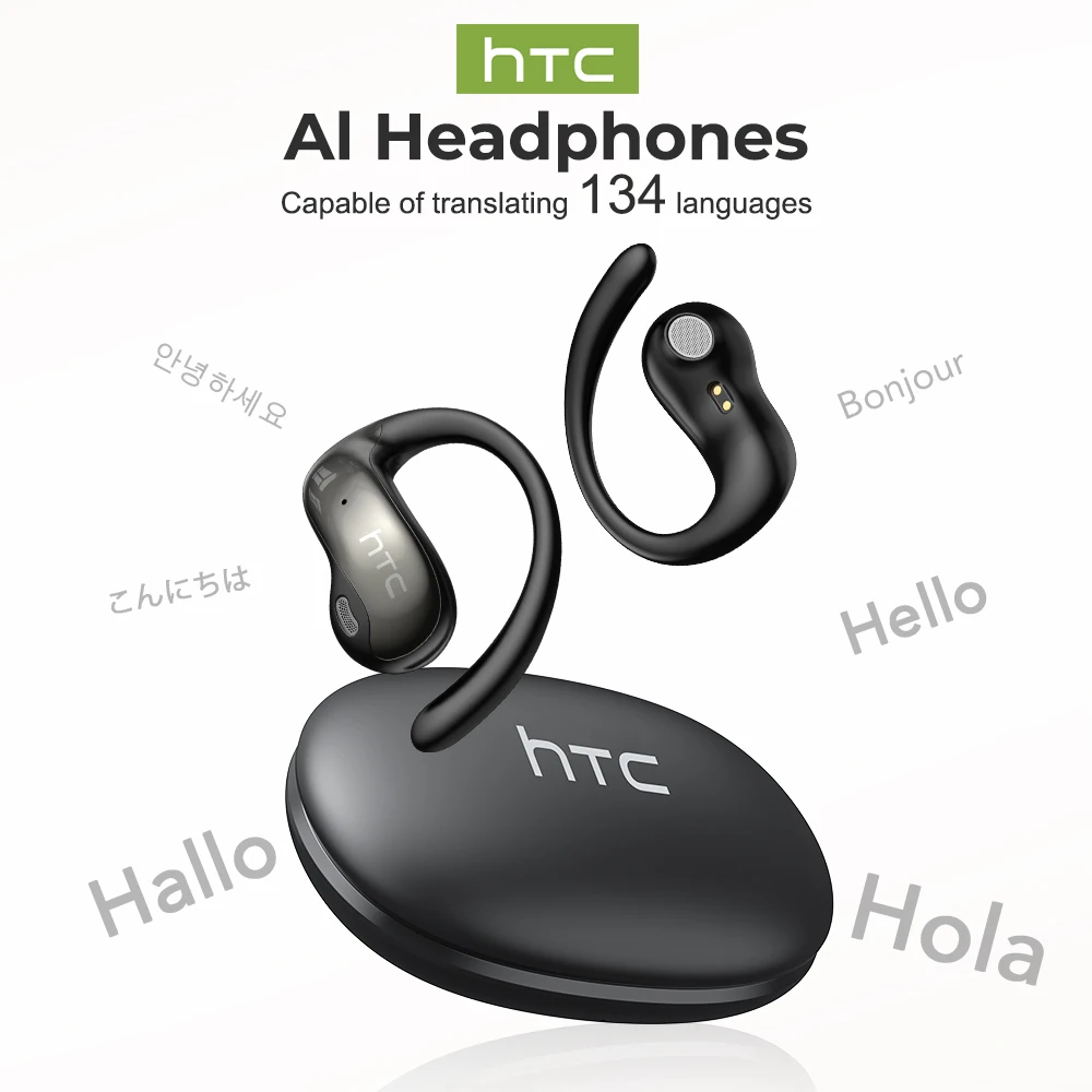 HTC NE19 Al Наушники-переводчики Bluetooth V6.0 Smart Bluetooth Перевод в реальном времени Беспроводные наушники IP54 Водонепроницаемые спортивные HTC NE19 Al Наушники-переводчики Bluetooth V6.0 Smart Bluetooth Перевод в реальном времени Беспроводные наушники IP54 Водонепроницаемые спортивные